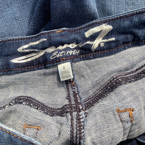 Seven7 Jean Shorts Size 4 - Picture 7 of 7